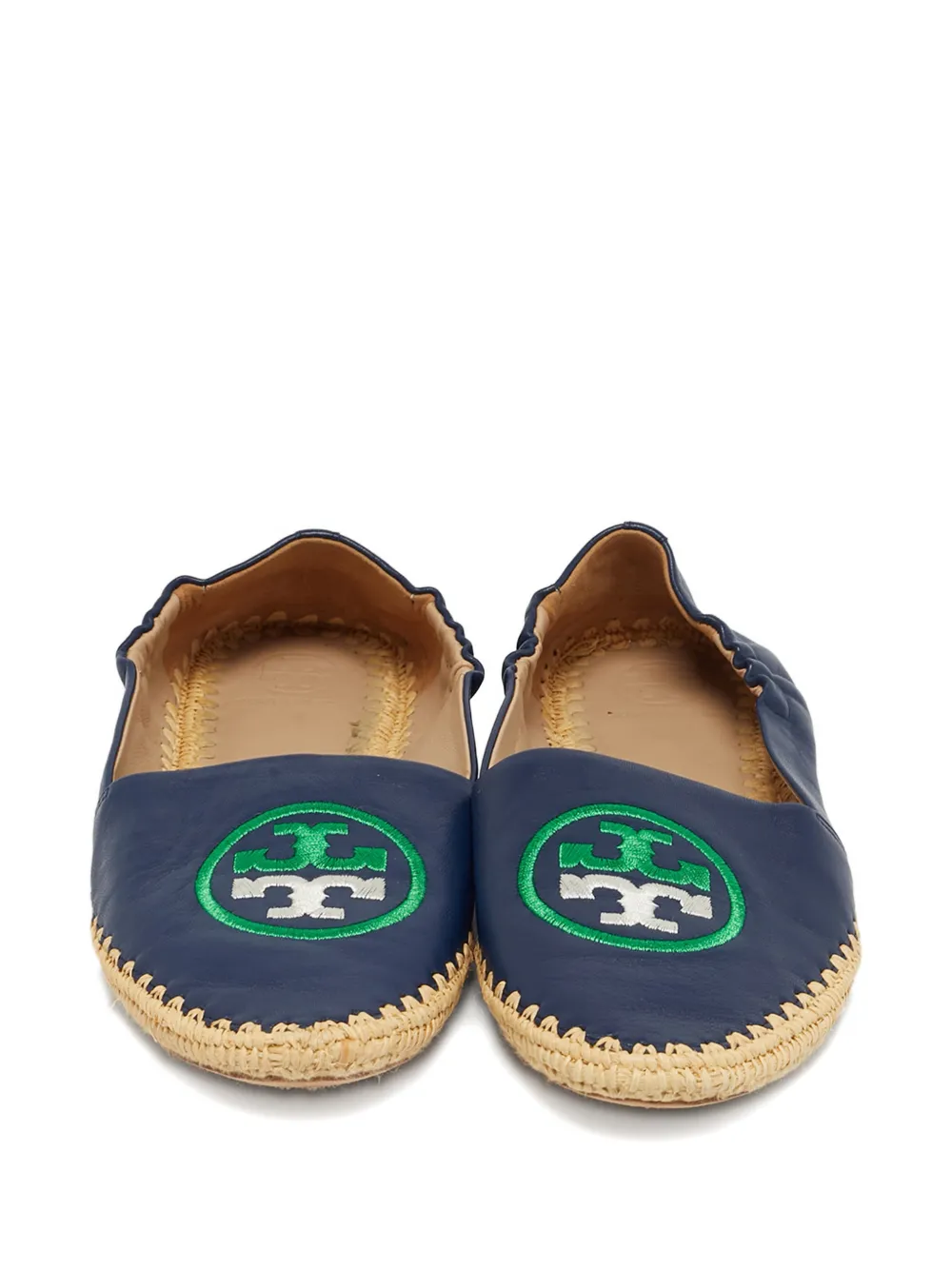 TORY BURCH Pre-owned Ines Logo-detail Espadrilles In Blue