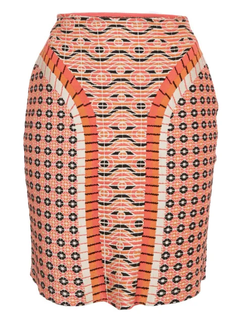 Alaïa Pre-Owned patterned skirt