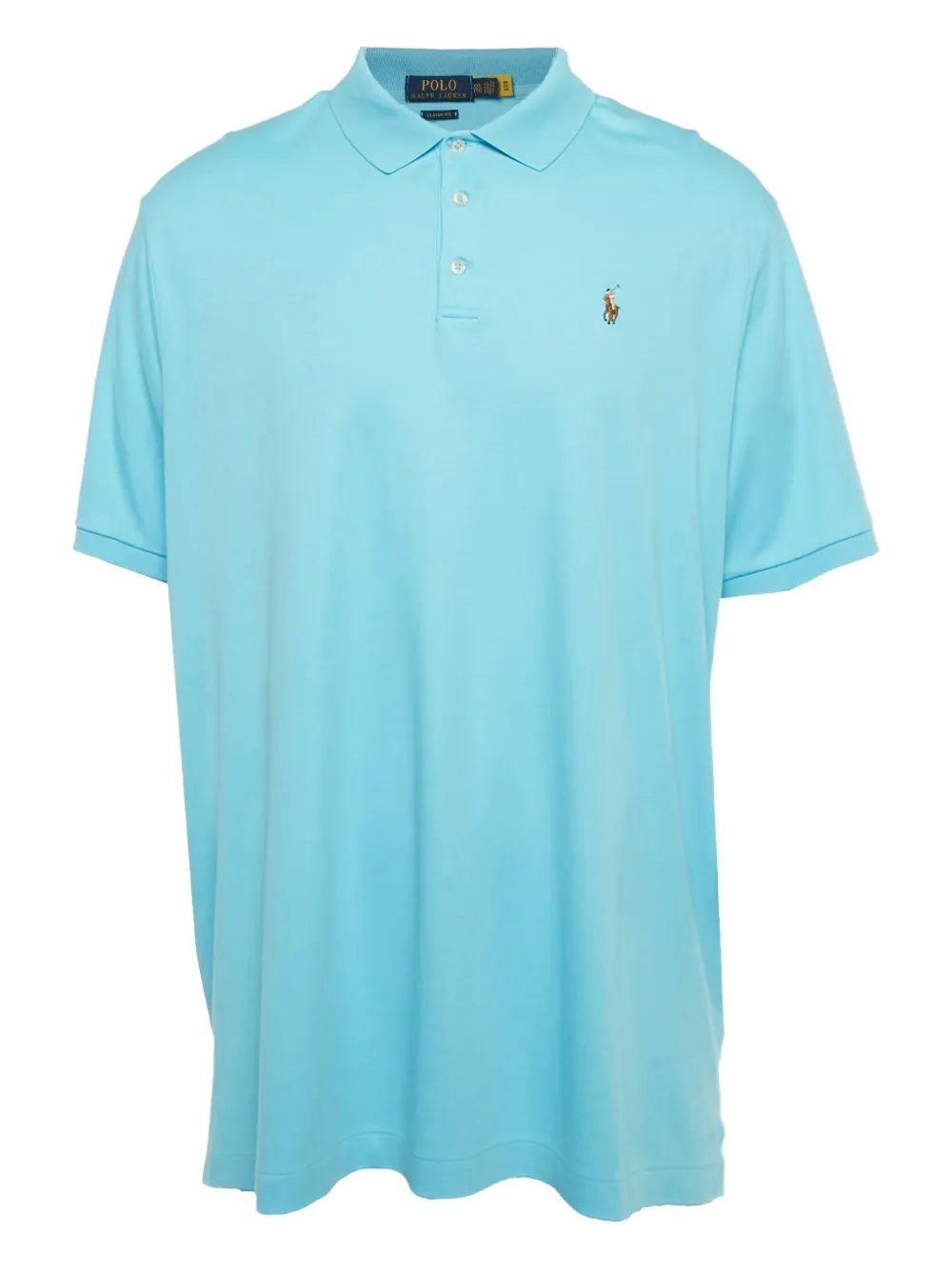 Polo Ralph Lauren embroidered-logo polo top - Blu