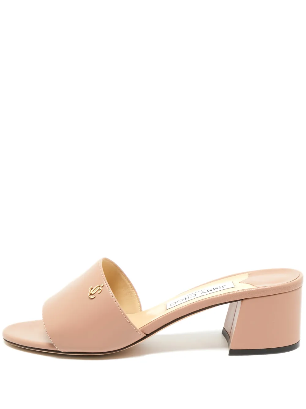 Jimmy Choo Pre-Owned Minea leather block heel sandals | tons neutres | Image 1