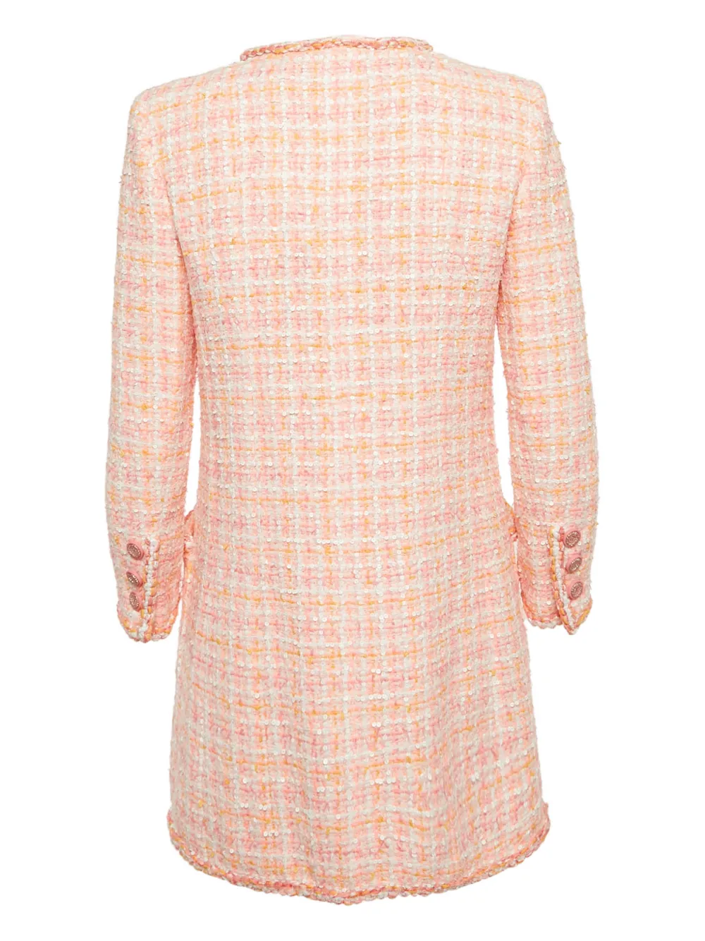 CHANEL Pre-Owned Fantasy tweed coat - Roze
