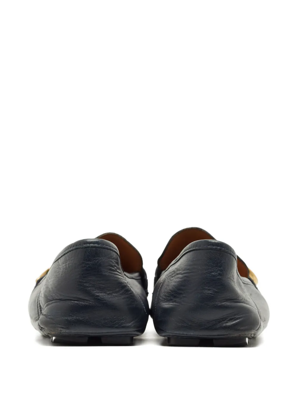 Gucci Pre-Owned Web-stripe loafers | Image 2