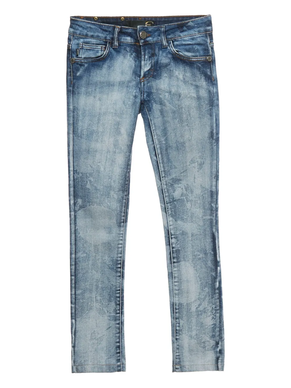 Just Cavalli Vintage jean imprimé - Bleu Just Cavalli Vintage jean imprimé - Bleu