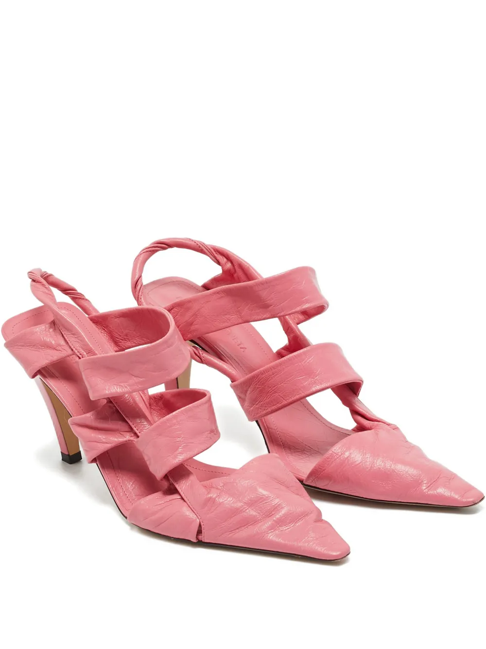 Bottega Veneta Pre-Owned pointed-toe slingback pumps - Rosa