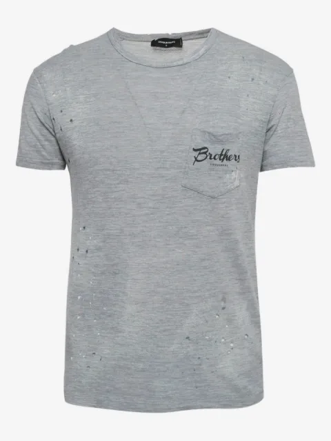 DSQUARED2 distressed pocket T-shirt