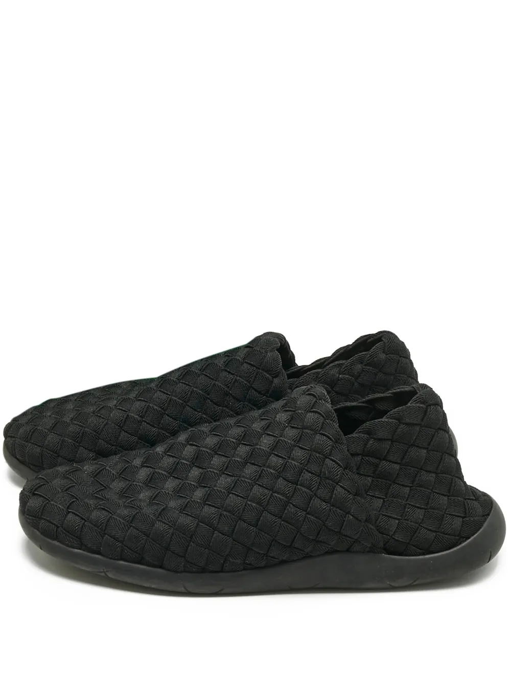 Bottega Veneta Pre-Owned Intrecciato Starfish slip-on sneakers - Nero