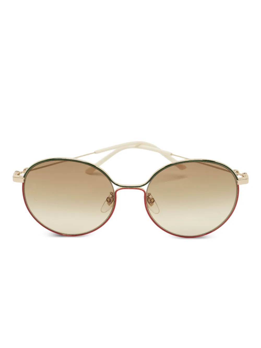 Gucci Pre-Owned round-frame sunglasses | dorado | Image 1