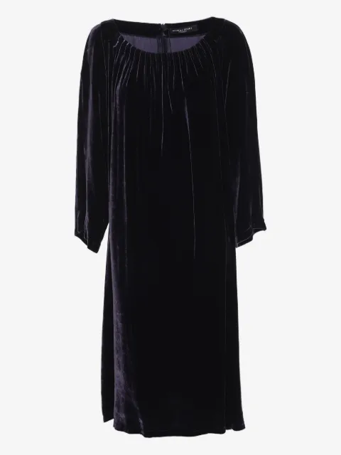 Marina Rinaldi velvet pleated dress