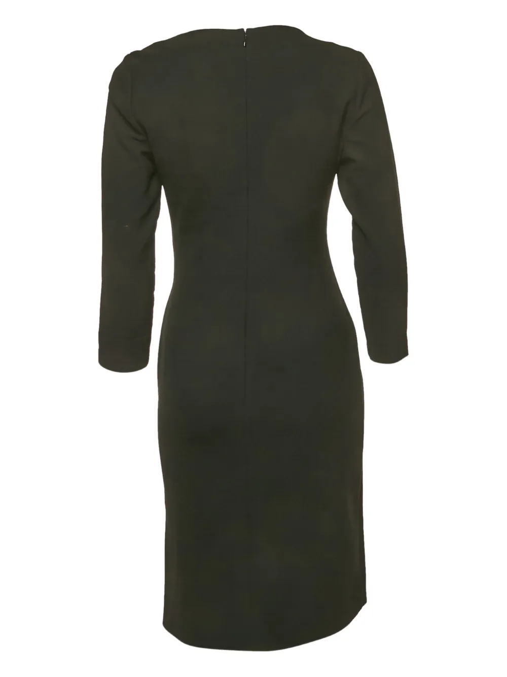 Diane Von Furstenberg Vintage Elliana draped midi dress - Zwart