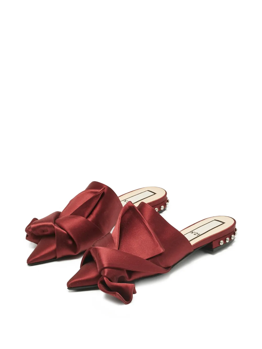 Nº21 knot satin mules | Image 2