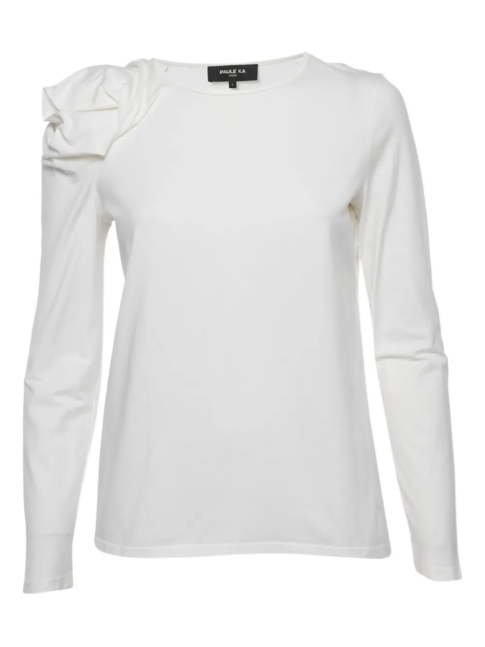 Paule Ka puff-sleeve T-shirt - Bianco