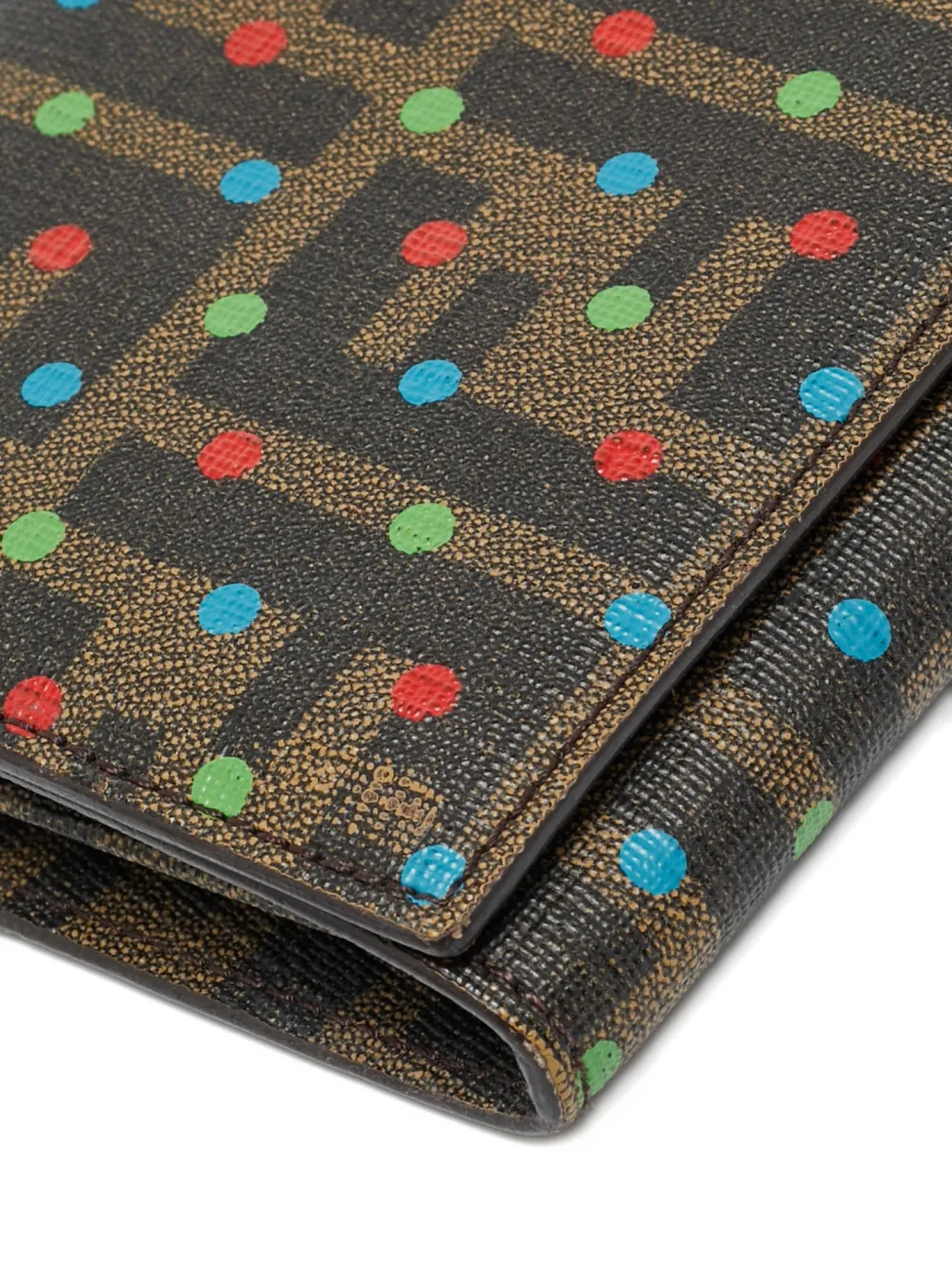 Fendi Pre-Owned 2010 polka-dot-print wallet | Image 2