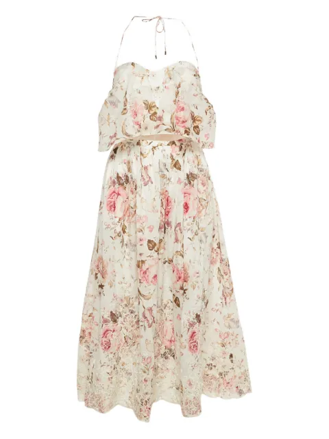 ZIMMERMANN floral-print dress