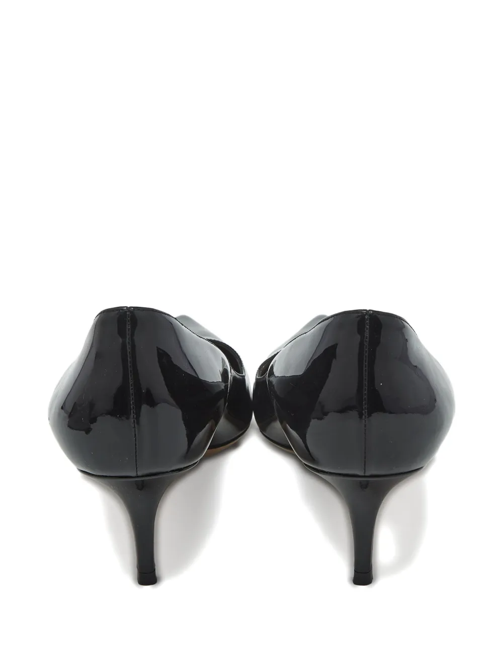 Christian Dior Pre-Owned pointed-toe leather pumps - Zwart