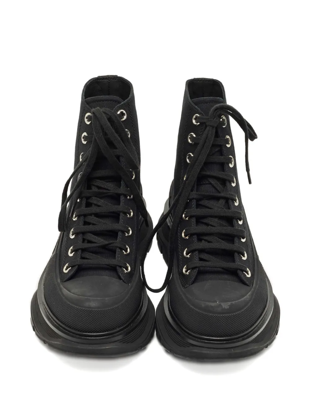 ALEXANDER MCQUEEN Pre-owned Tread Slick High-top Sneakers In Black