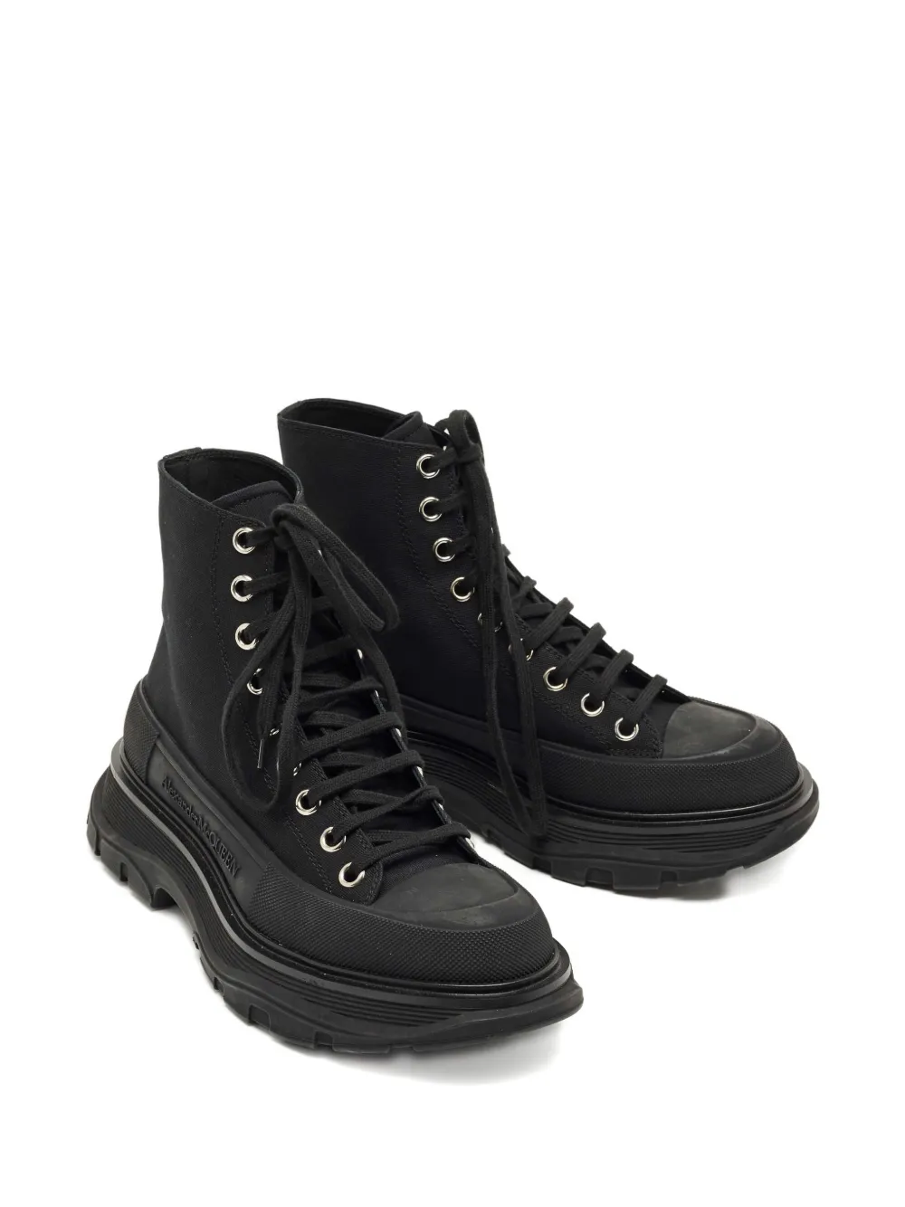 ALEXANDER MCQUEEN Pre-owned Tread Slick High-top Sneakers In Black
