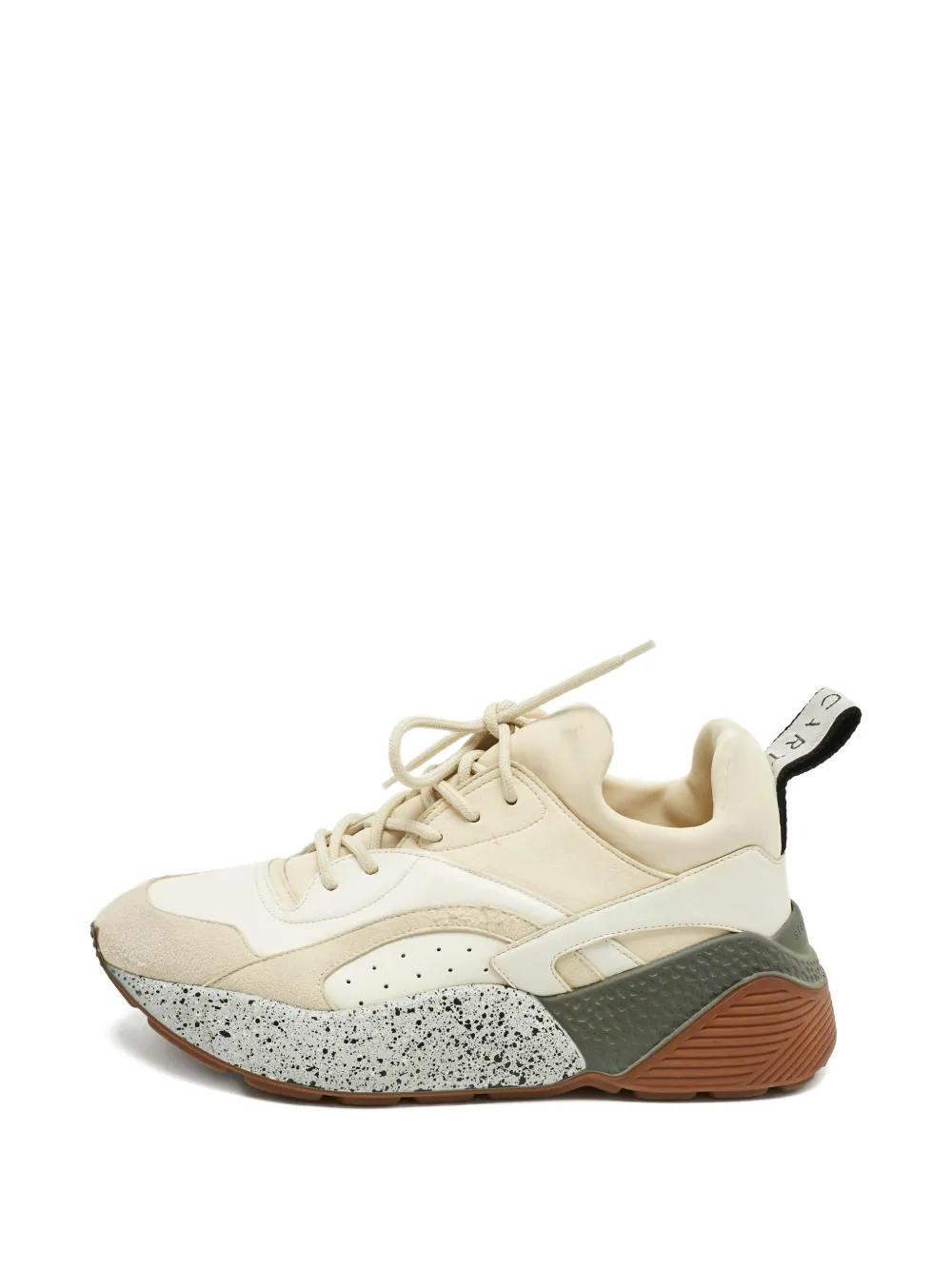 Stella McCartney Pre-Owned Eclypse layered-panels sneakers - Toni neutri
