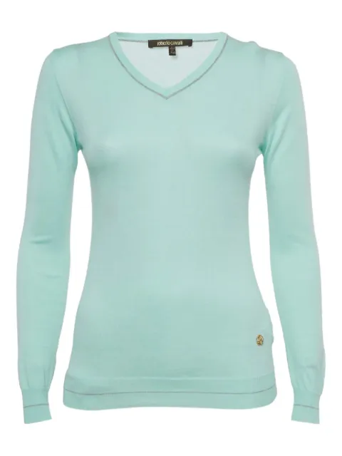 Roberto Cavalli top con cuello en V