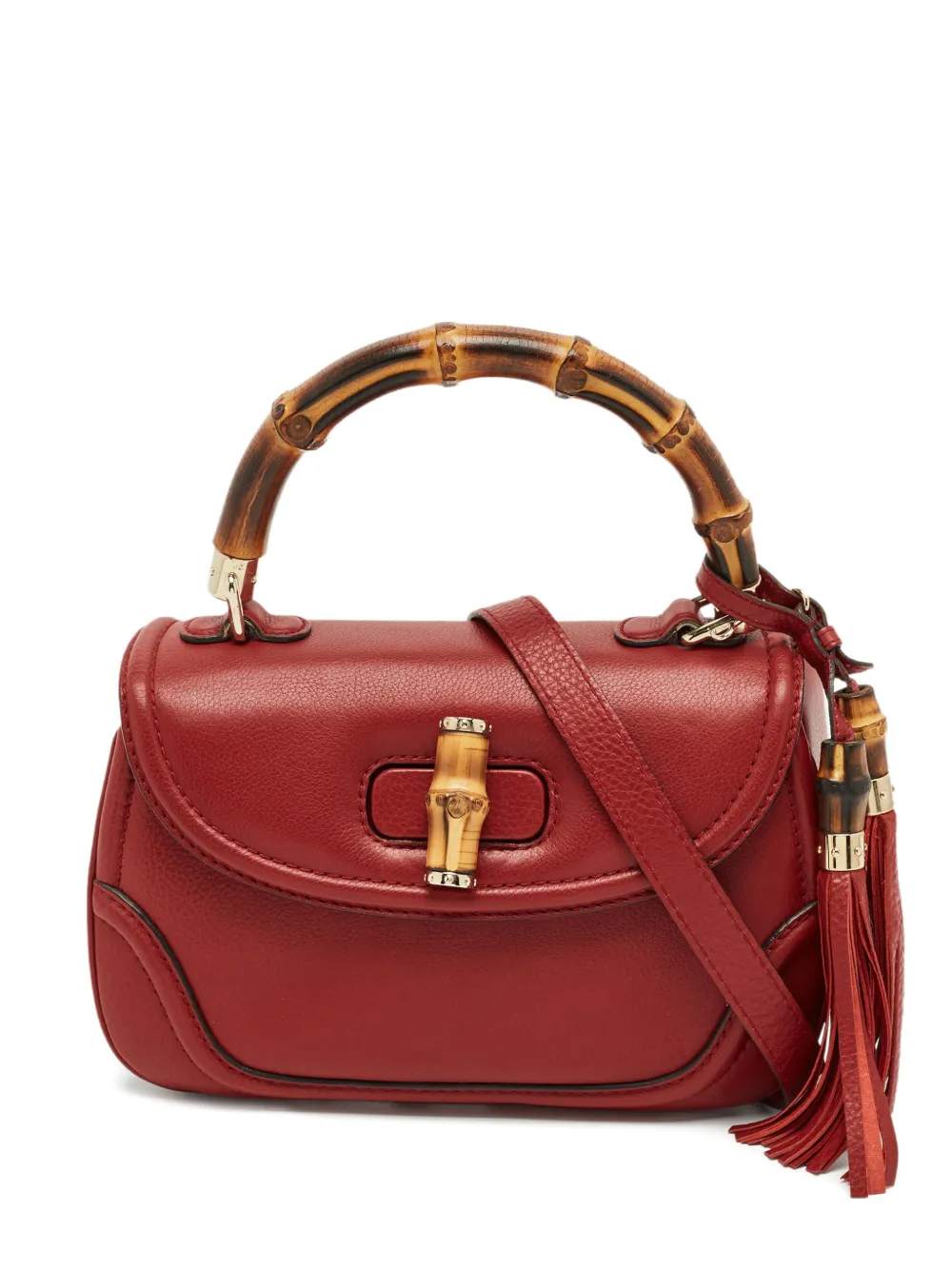 Gucci Pre-Owned leather tote bag - Rosso