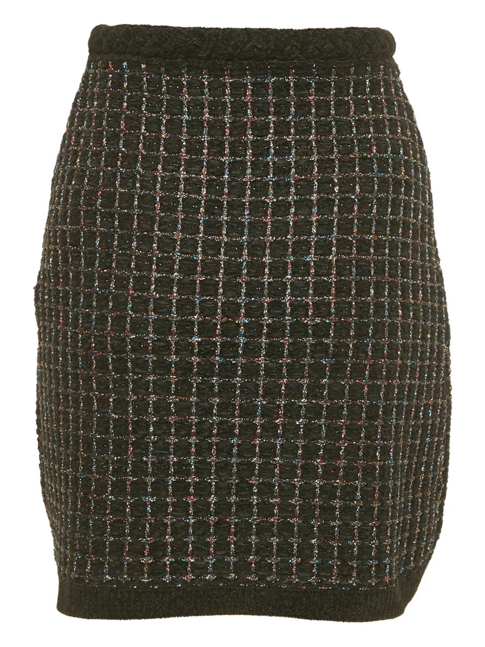 SANDRO tweed mini skirt - Nero