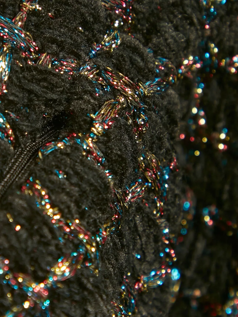 SANDRO tweed mini skirt - Zwart