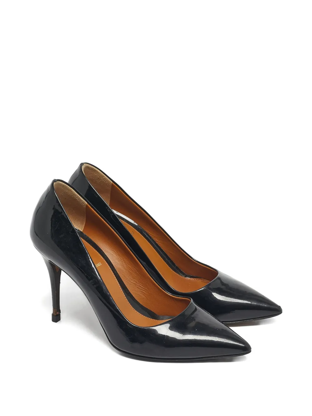 Fendi Pre-Owned pointed toe leather shoes - Zwart