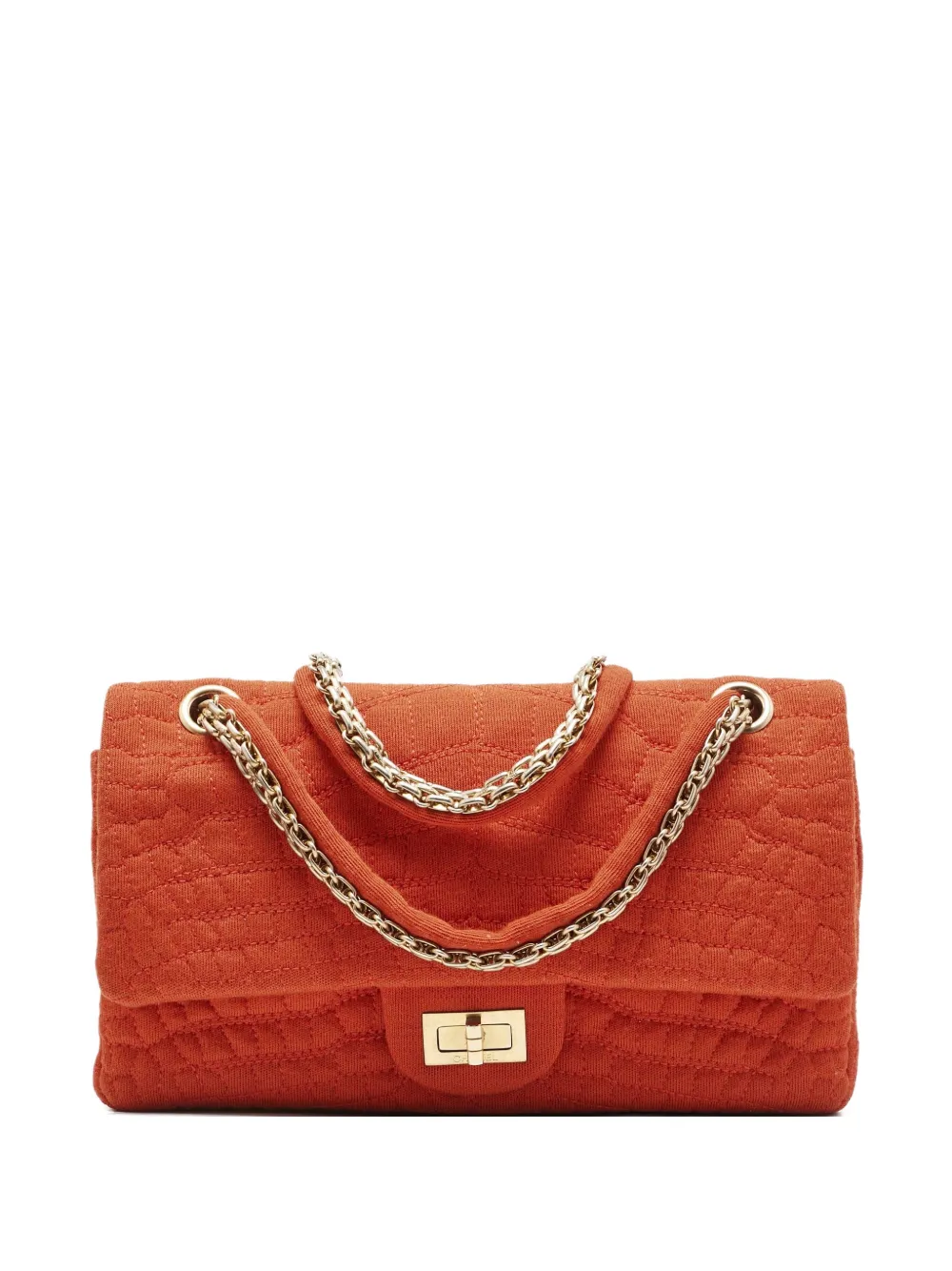 CHANEL Pre-Owned 2006-2008 Reissue 2.55| quilted shoulder bag - Orange