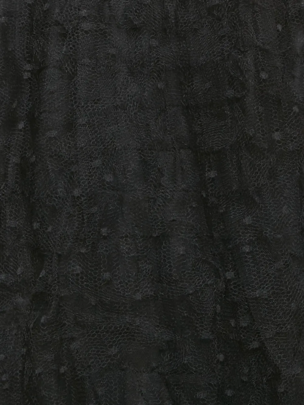 Pre-owned Valentino Tulle Layered Skirt In Black