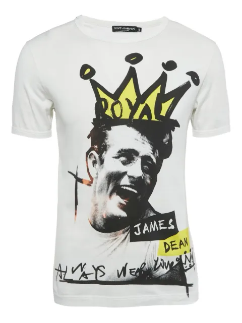 Dolce & Gabbana Pre-Owned graphic-print crew-neck T-shirt