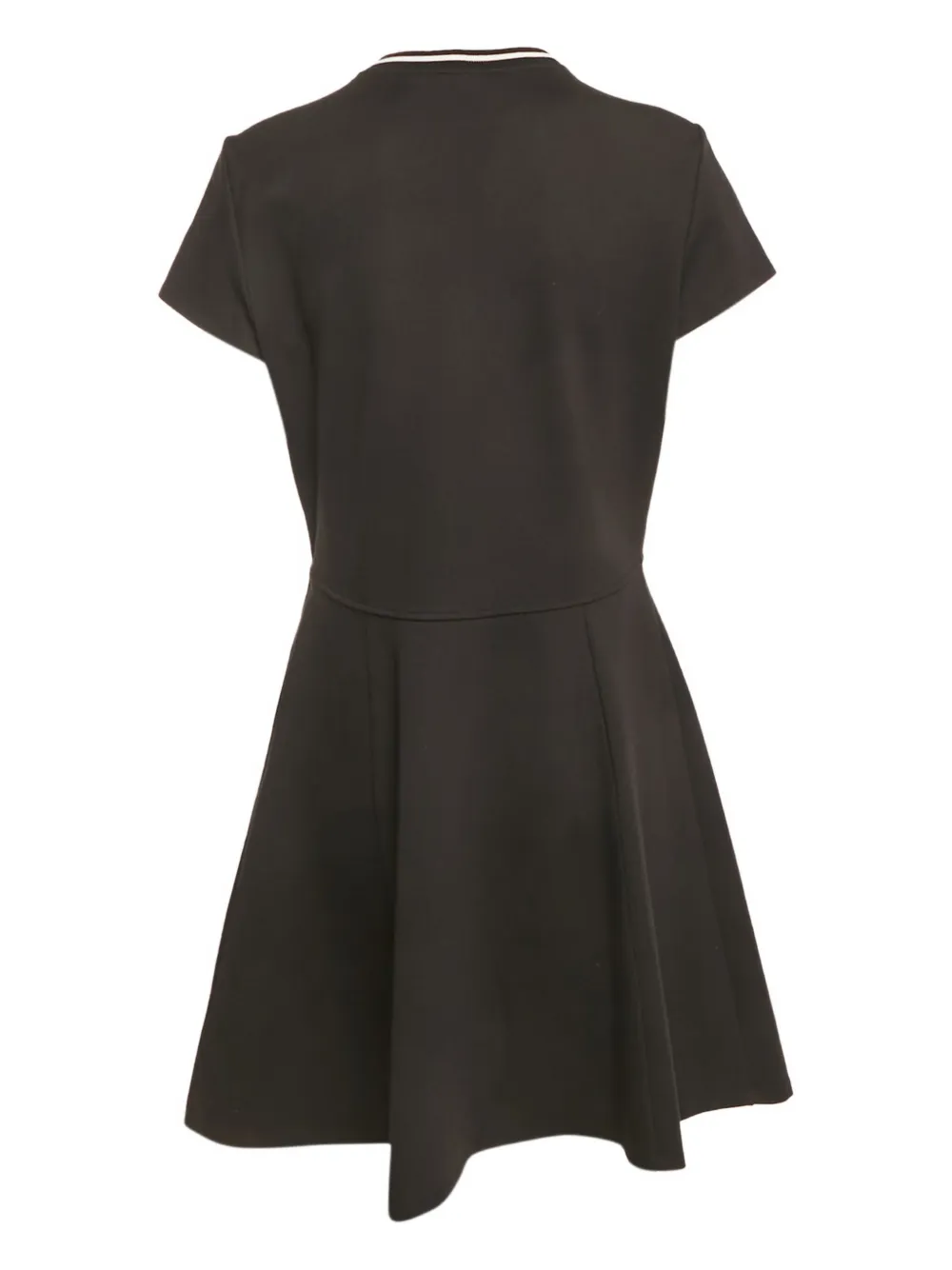 Emporio Armani Pre-Owned zip-fastening mini dress - Zwart