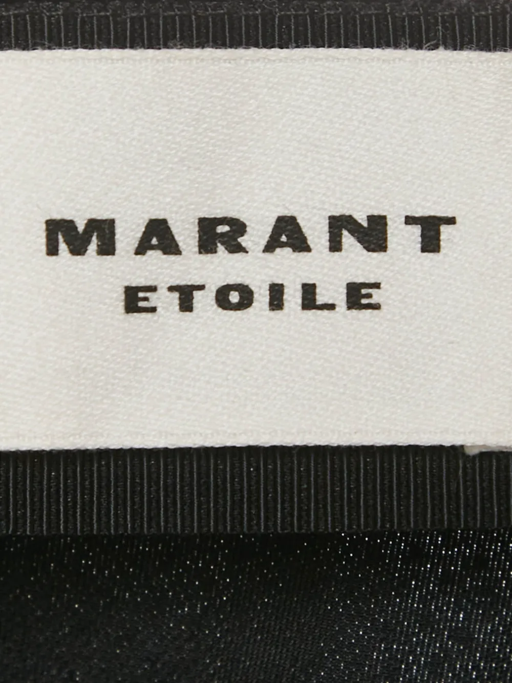 MARANT ÉTOILE Alyssa midi skirt - Zwart