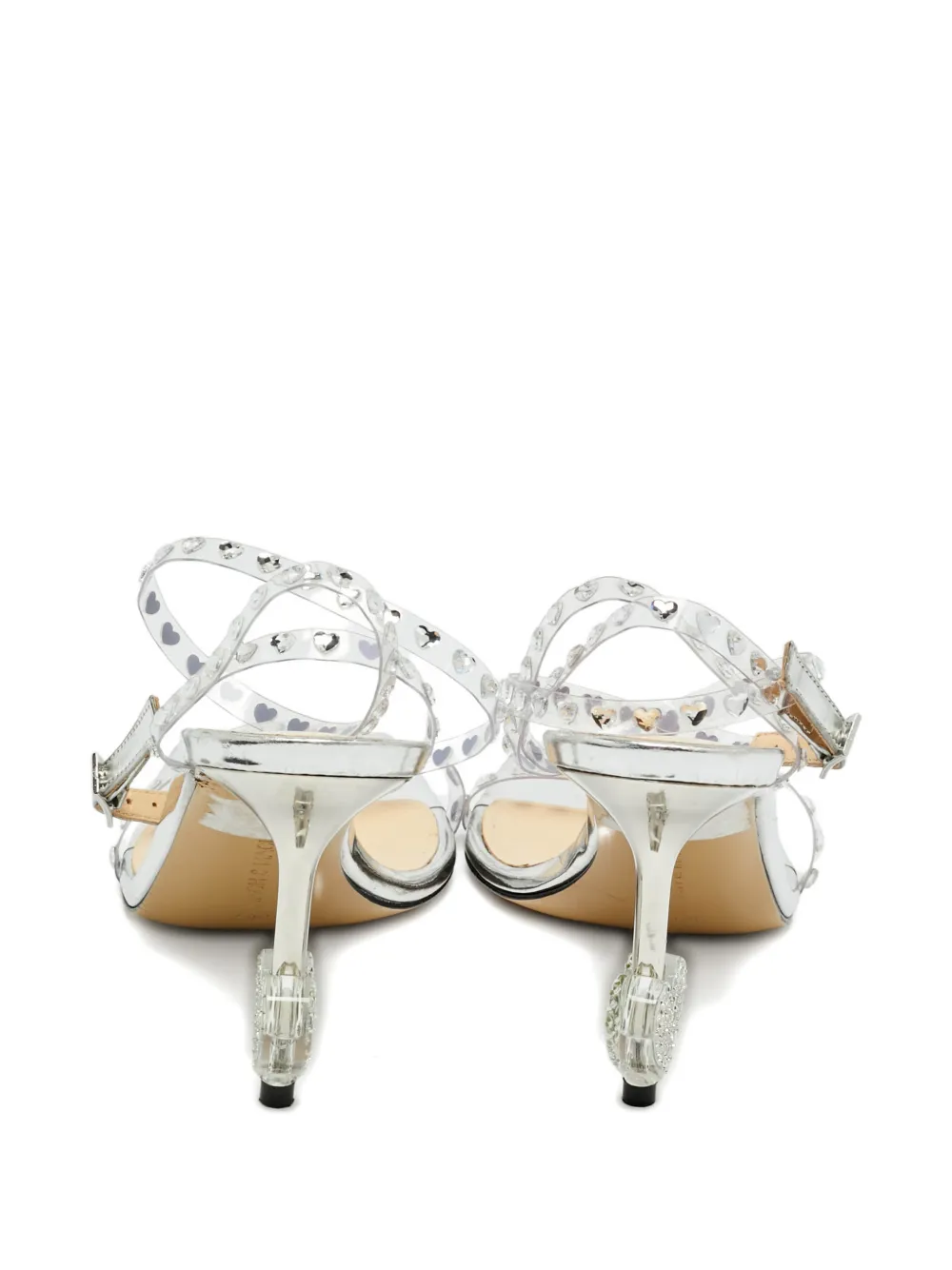 MACH & MACH heart-studded sandals | Image 2