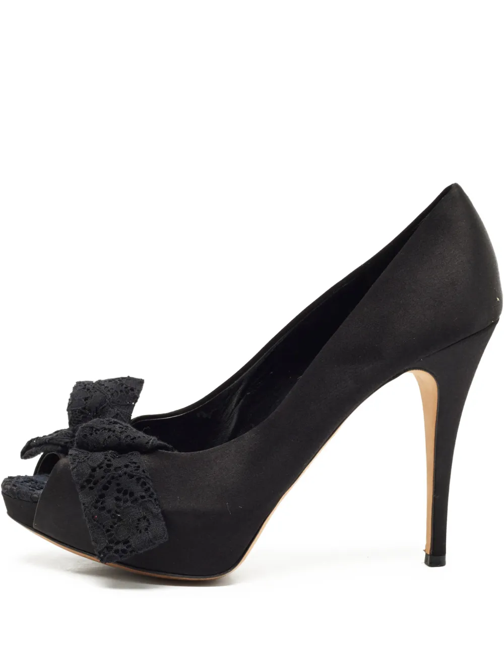 Dolce & Gabbana Pre-Owned peep-toe heeled pumps - Nero