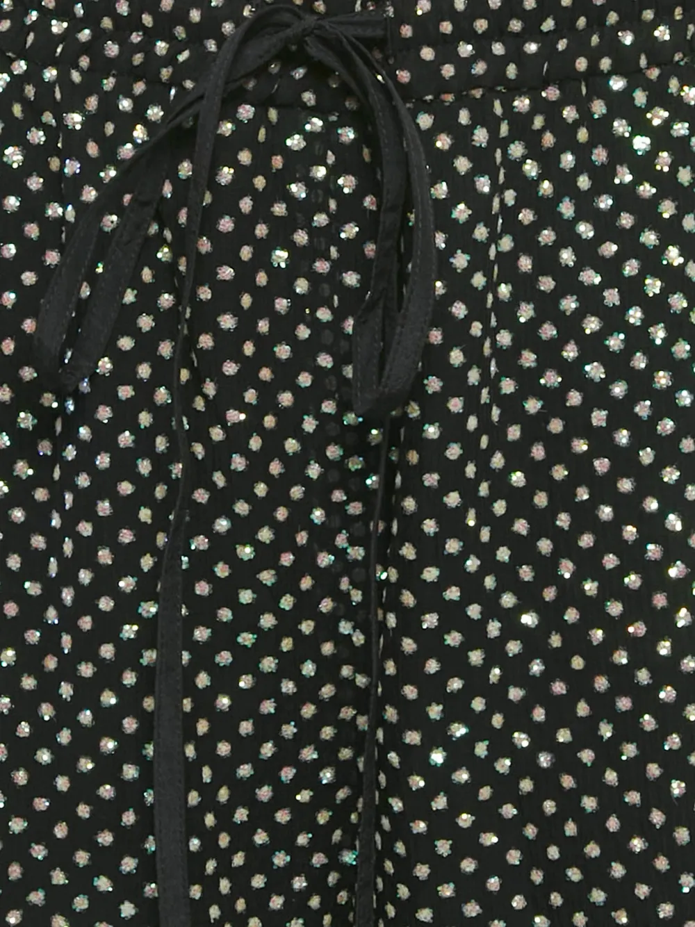 Valentino Pre-Owned drawstring-waist trousers - Zwart