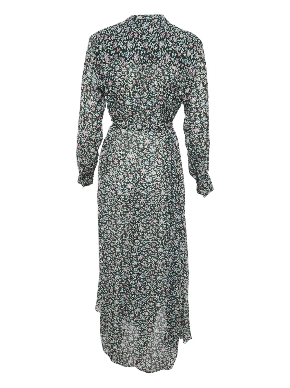 MARANT ÉTOILE crepe floral-print maxi dress - Zwart