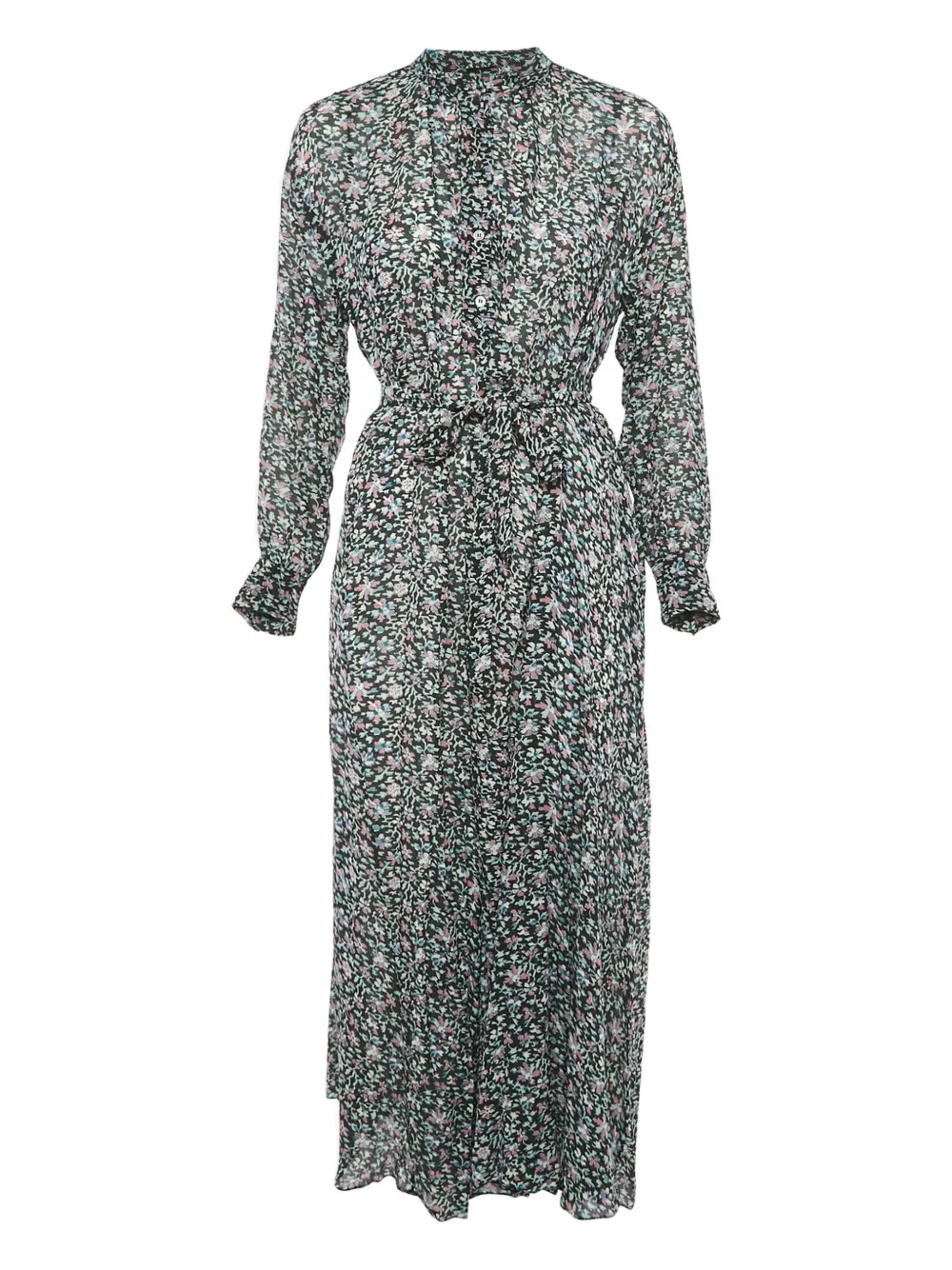 MARANT ÉTOILE crepe floral-print maxi dress - Nero