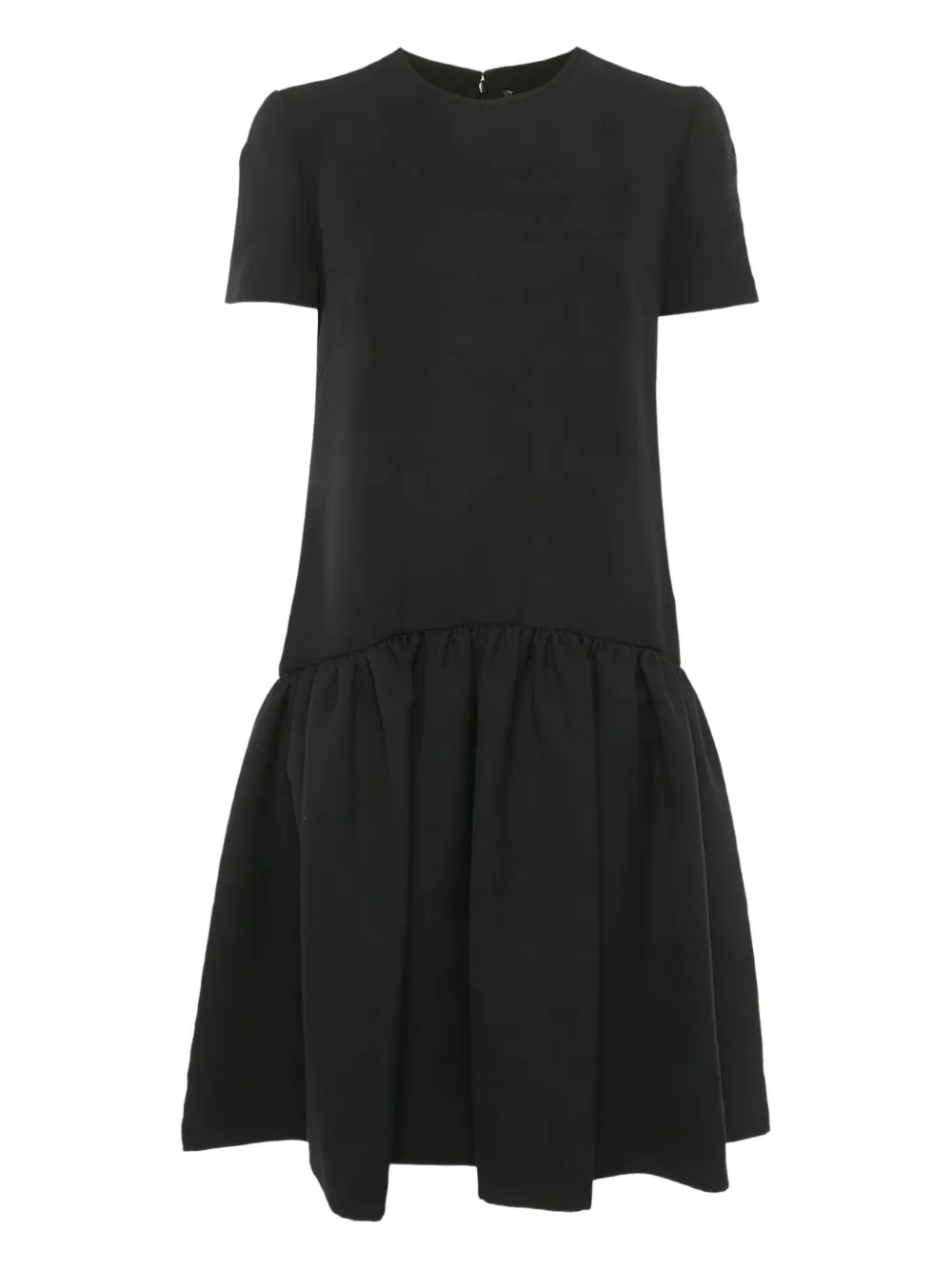 Alexander McQueen Pre-Owned ruffled-hem midi dress - Nero