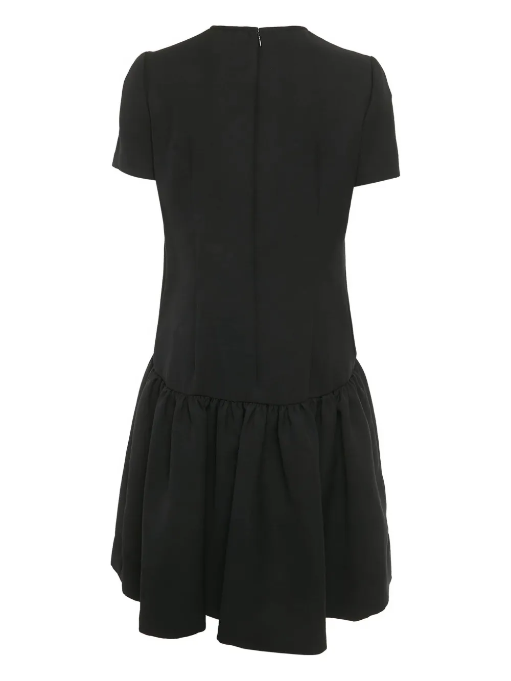 Alexander McQueen Pre-Owned ruffled-hem midi dress - Zwart