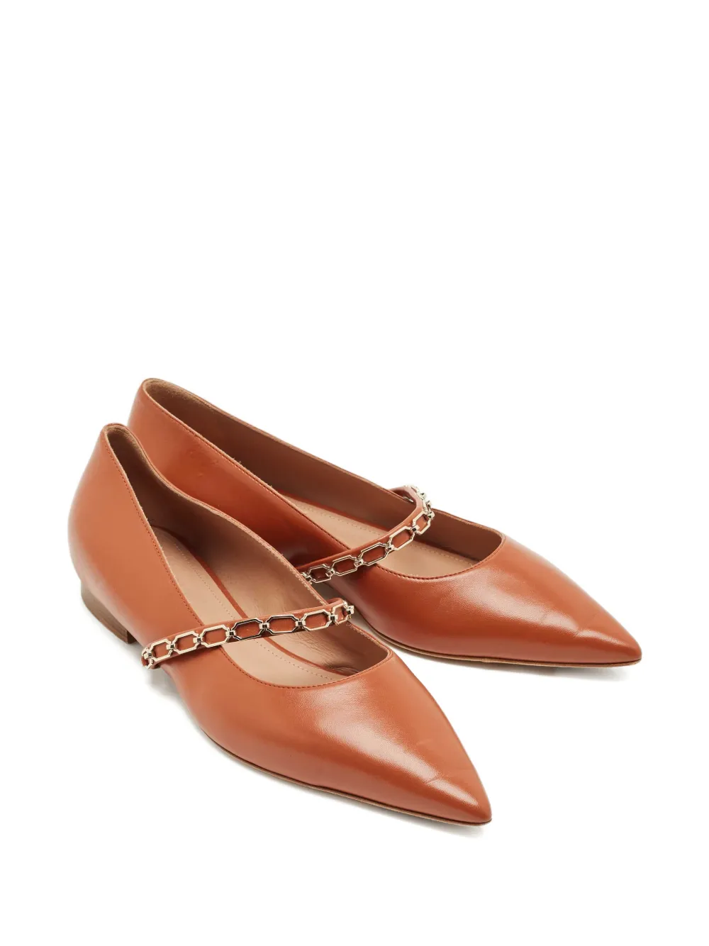 Malone Souliers Virna flat pumps - Bruin
