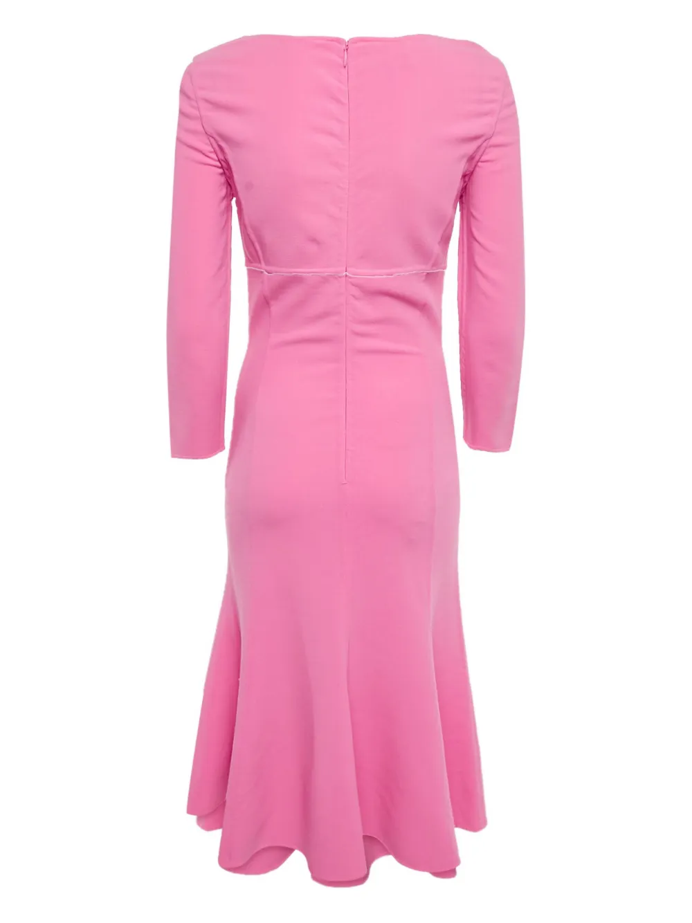 Michael Kors long-sleeve midi dress - Roze