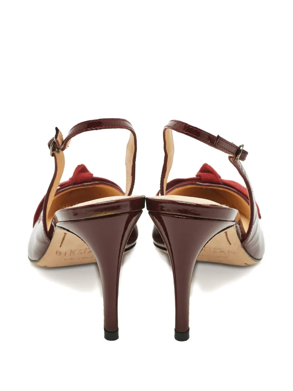Alexandre Birman bow-detail slingback pumps - Rood