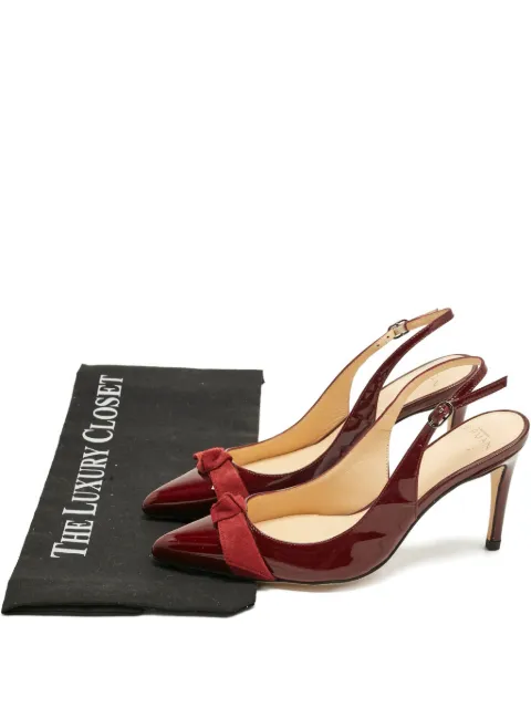 Alexandre Birman bow-detail slingback pumps