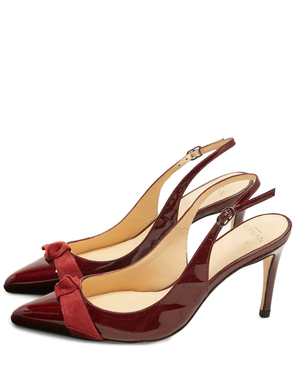 Alexandre Birman bow-detail slingback pumps - Rosso