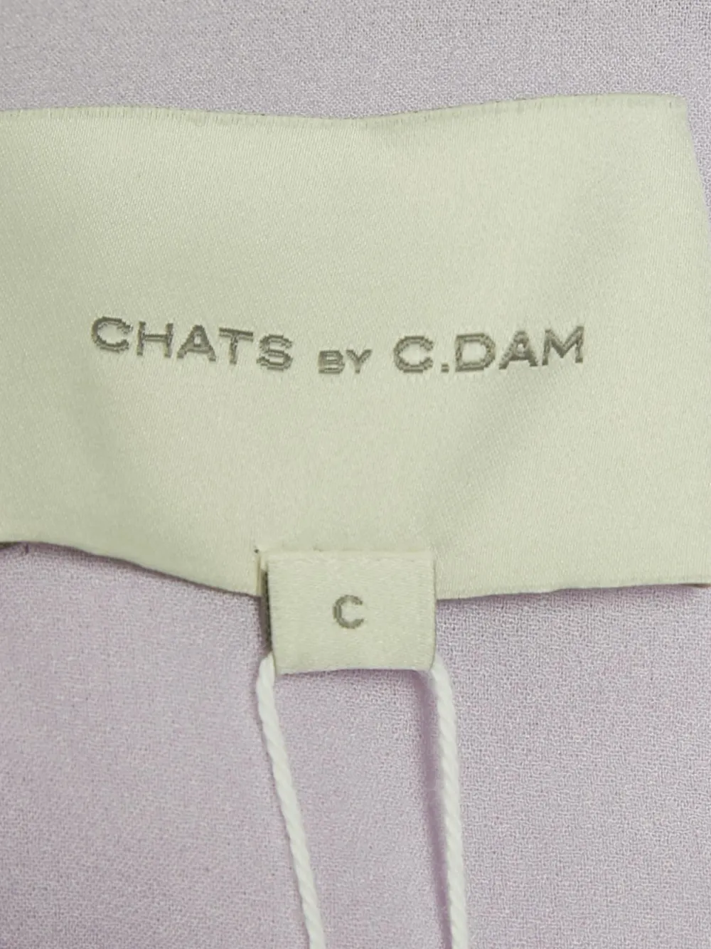 CHATS BY C.DAM cape-sleeve dress - Paars