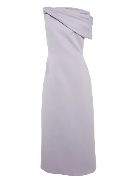 CHATS BY C.DAM cape-sleeve dress