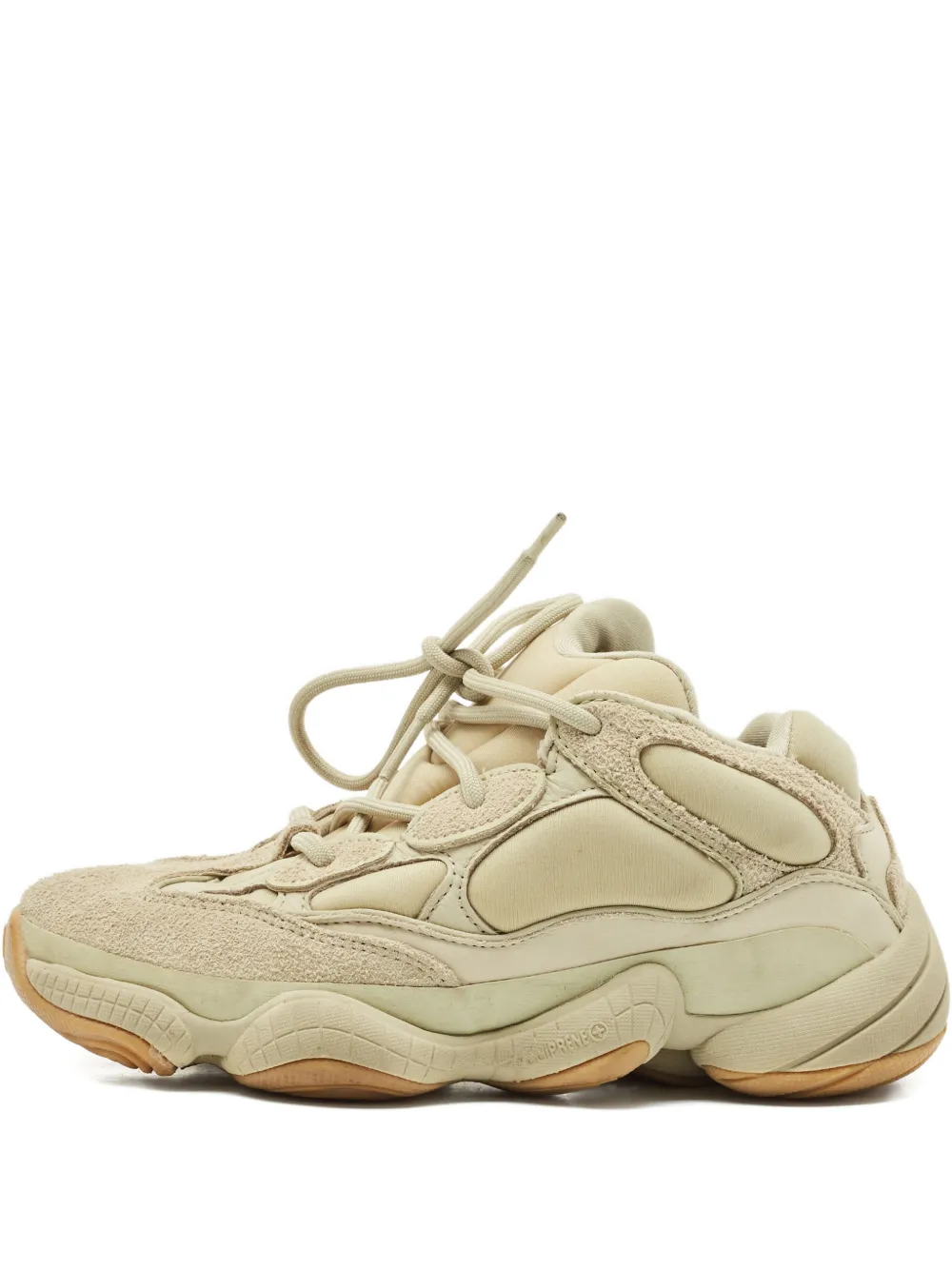 adidas Yeezy Yeezy 500 layered suede sneakers - Nude