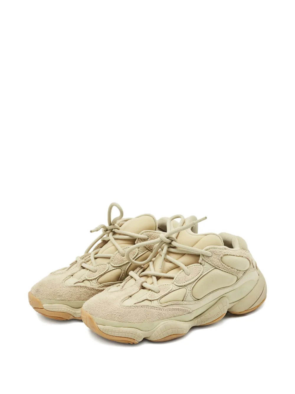 Adidas Yeezy Yeezy 500 layered suede sneakers - Beige