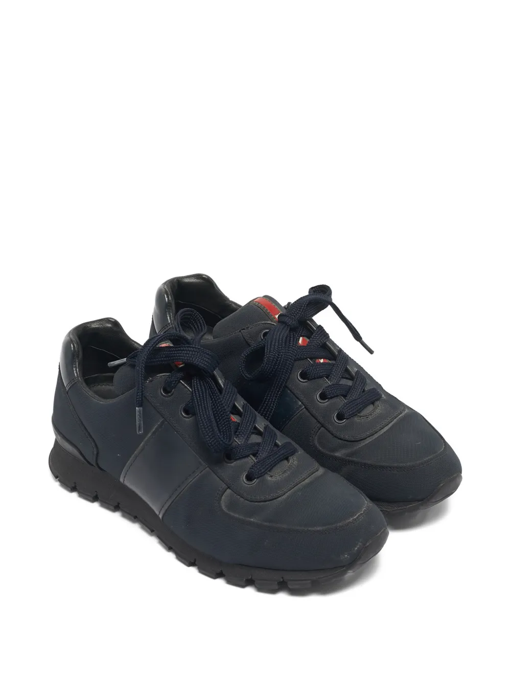 Prada Pre-Owned canvas lace-up sneakers | Image 2