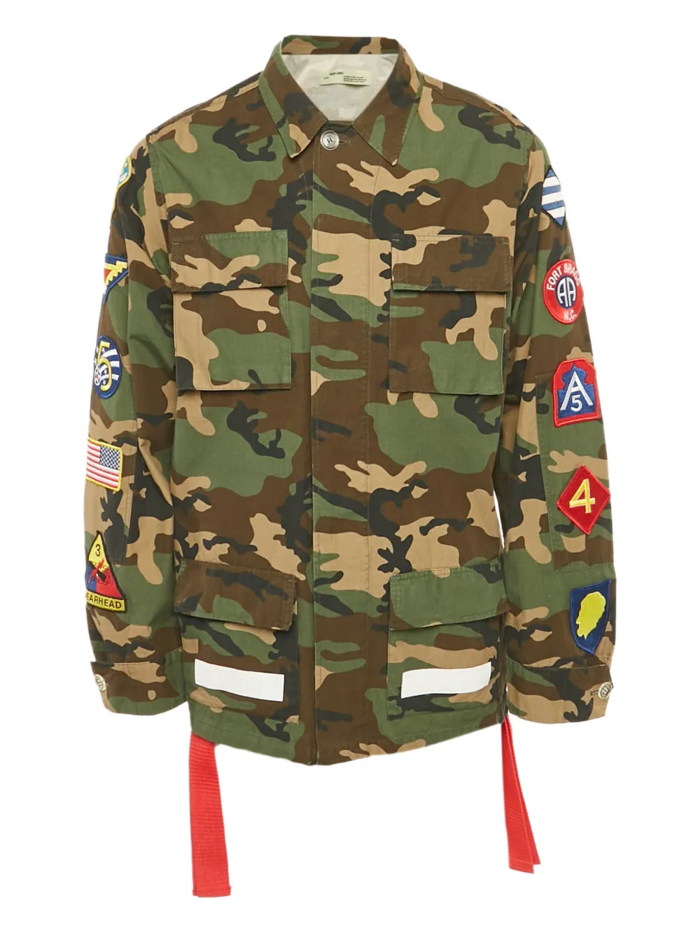 Off-White Pre-Owned camouflage-pattern jacket | Green | Image 1
