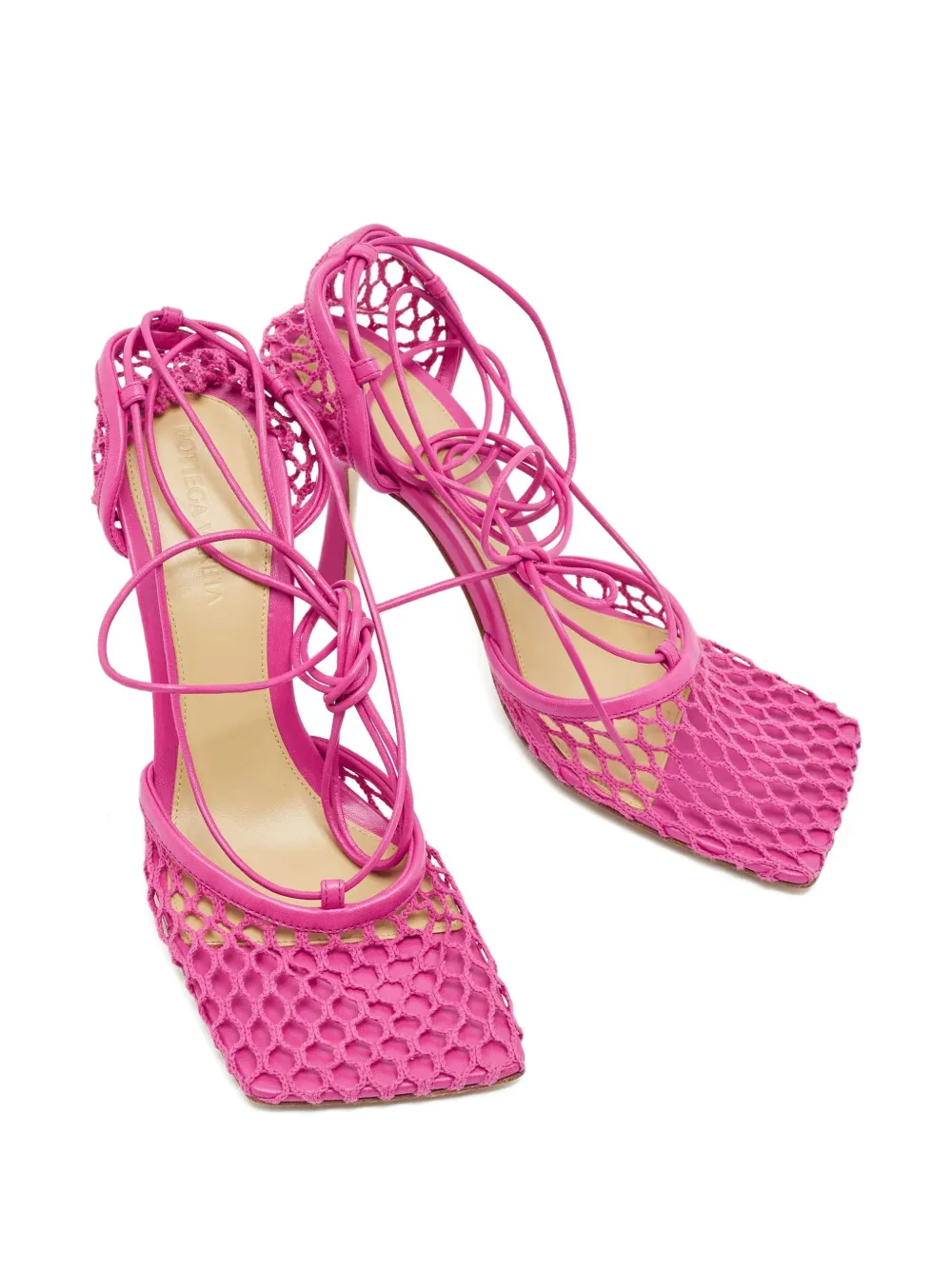 Bottega Veneta Pre-Owned square-toe pumps - Roze